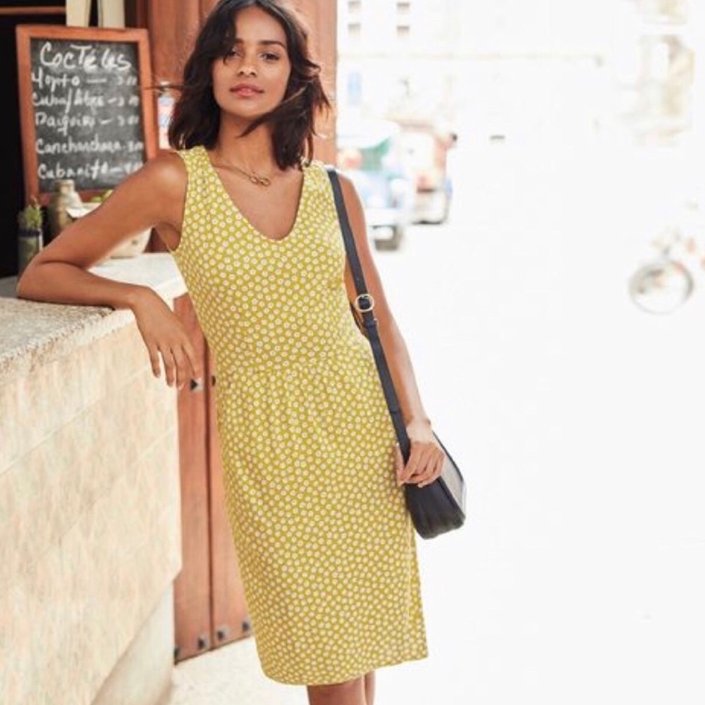 Boden Melinda floral dress sleeveless